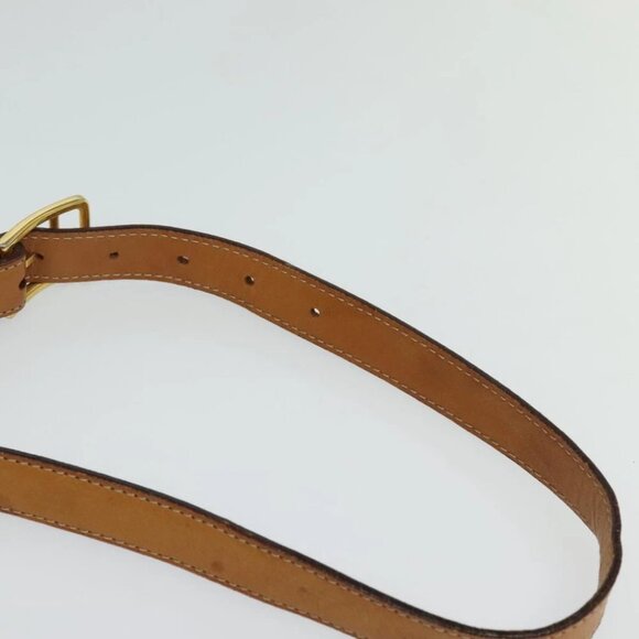 CELINE Macadam Canvas Shoulder Bag PVC Leather Brown Gold Auth yk17805 - Picture 9 of 15